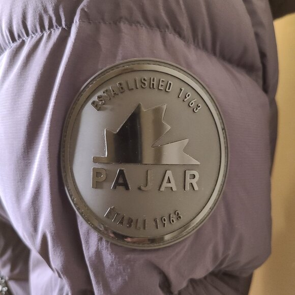 Pajar Fallon Boxy Inverted Chevron Quilted Down Puffer - NWT - Picture 7 of 13